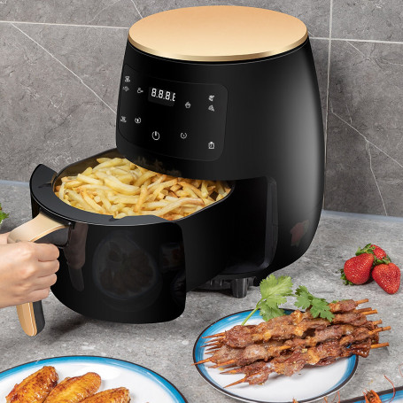4.5L  Air Fryer Intelligent Digital Screen Air Fryer Multi-functional Oil-Free Healthy Air Fryer Timing Temperature Resistant