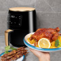 4.5L  Air Fryer Intelligent Digital Screen Air Fryer Multi-functional Oil-Free Healthy Air Fryer Timing Temperature Resistant