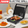 Electric Grill BBQ Grill Oven Kitchen Appliances Adujustable Smokeless Electric Hotplate Grilled Meat Pan Electric Grill 2000W