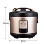 CILANDAR 2/3/4/5L Electric Rice Cooker Micro Pressure Rice Cooking Machine With Non-Stick Coating Detachable Exhaust Valve