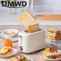 DMWD Household Toaster With 2 Slices Slot Automatic Warm Multifunctional Breakfast Bread Baking Machine 680W Toast Maker EU US