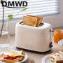 DMWD Household Toaster With 2 Slices Slot Automatic Warm Multifunctional Breakfast Bread Baking Machine 680W Toast Maker EU US