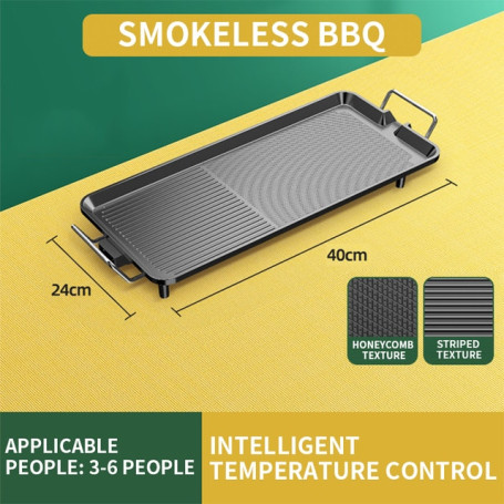 Electric BBQ 220V Electric Grill Grilling Household Appliances for Kitchen Electrical Appliances For Kitchen Cooking 1360W