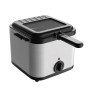 kitchen 2.5L Electric Fryer Household Small 1000W High Power Multiple Function Stainless Steel Fryer Kebab French Fries Machine