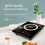 Electric Magnetic Induction Cooker Household Waterproof Panel Boiler Hot Pot Cooking Stove Kitchen Stir-fried Cooktop