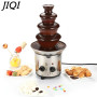 HIMOSKWA Electric Chocolate Fountain Machine Fondue Waterfall Maker Fuente De Chocolate Melt Heating Machine For Wedding Party