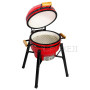 BBQ Household Outdoor Barbecue Grill Ceramic Barbecue Equipment Small Portable Villa Courtyard Balcony Barbecue Tool 16 Inch
