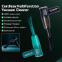5000pa Cordless Mini Car Vacuum Cleaner Usb Rechargable Dual-use Wet Portable 120w Vacuums Dry Household & Cleaner
