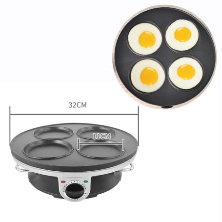 Roasted Eggs Hamburger Machine Electric Red Beans Paste Cake Pie Maker Dorayaki Crepe Oven Pancake Steak Omelette Frying Pan EU