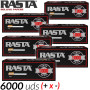 RASTA empty tubes with filter 15mm to fill 1000 to 12000 Premium cigarettes filled tobacco or others easily by machine or by han