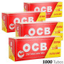 Original OCB long filter empty tubes for filling 1000 to 12000 tobacco cigarettes in 250 tube boxes