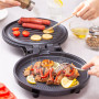220V Non-stick Electric Crepe Maker Fast Heating Frying Pan Multicooker Pancake Pizza Baking Pan Cooker Home Appliance