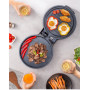 220V Non-stick Electric Crepe Maker Fast Heating Frying Pan Multicooker Pancake Pizza Baking Pan Cooker Home Appliance