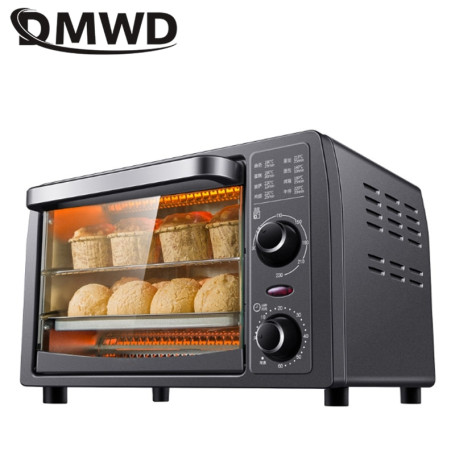 DMWD 13L Household Electric Oven Multifunctional Fruit Dryer Pizza Maker Cake Baking Machine Dehydrator Temperature Time Control