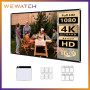 WEWATCH PS5/PS6 Portable 100/120 Inch Screen HD 16:9 Fabric Cloth Screen High Brightness Reflective Foldable Projector Screen