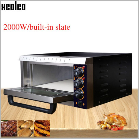 XEOLEO Electric Baking Oven Pizza and Bread Ovens Home Appliance Commercial Kicthen Single Layer Bakery Equipment with Slate