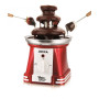 JOCCA brand electric and portable CHOCOLATE fountain with three layers. VINTAGE stainless steel FONDUE machine, elegant, ORIGINA