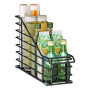 Kitchen Storage Rack Seasoning Jar Obliquely Placed Seasoning Bottle Storage Box Spice Pot Rack Pot Cover Rack