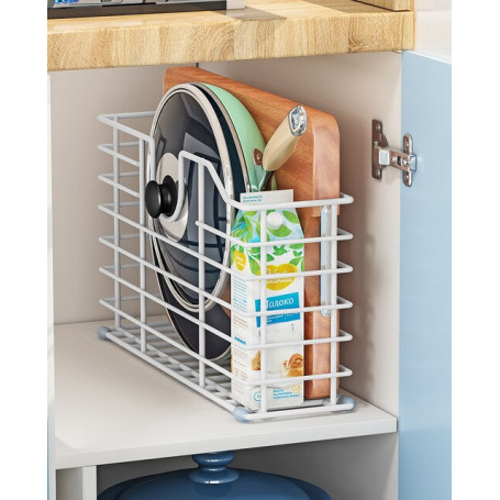 Kitchen Storage Rack Seasoning Jar Obliquely Placed Seasoning Bottle Storage Box Spice Pot Rack Pot Cover Rack