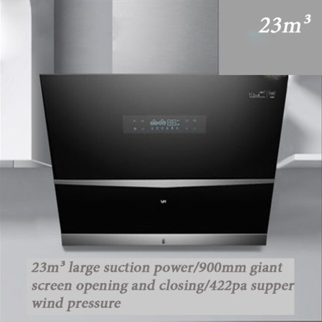 Range Hood Home Kitchen Oil Suction Machine Side Suction Type Small Intelligent Automatic Cleaning Automatic Opening And Closing