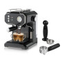 1.5L Espresso Coffee Machine With Milk Frother Household Small Automatic Electric Coffee Maker Commercial Steam