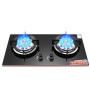 Gas Cooktop Stove Dual Stove 7KW Household Embedded Natural Gas Liquefied Gas Timing Stove Desktop Dual-Use Hob Gas Panels