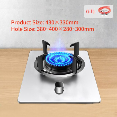 Gas Stove Single Stove Household Liquefied Gas Embedded  Gas Stove Natural Gas Fierce Fire Single Stove Stoves Table Kitchen Hob