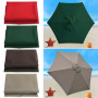 2/2.7/3M Waterproof Beach Hexagonal Canopy Outdoor Garden UV Protection Parasol Sunshade Umbrella Cover Without Umbrella Stand