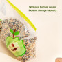 Reusable Zip Lock Bag Food Grade Transparent Storage Bag With Zipper Sealing Plastic Container Travel Freezer Camping Kitchen
