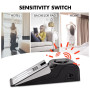 Door Stopper Alarm Black Anti-theft Portable 120db Wedge Security Floor Door Stops for Home Hotel Dormitory Safety Hardware