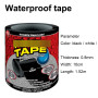 1.52m Super Strong Fiber Waterproof Tape Stop Leak Seal Repair Tape Performance Self Tape Fiber fix Adhesive Tape