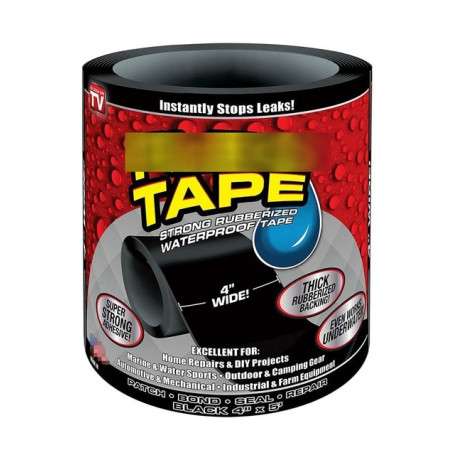 1.52m Super Strong Fiber Waterproof Tape Stop Leak Seal Repair Tape Performance Self Tape Fiber fix Adhesive Tape