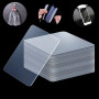 10pcs Double-sided Adhesive Tape Transparent Strong Adhesive Patch Waterproof No Trace Mounting Sticky Tape
