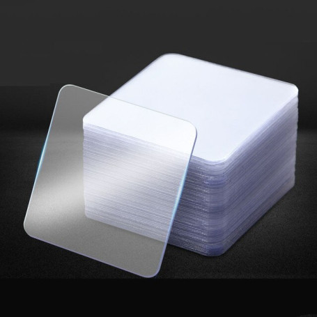 10pcs Double-sided Adhesive Tape Transparent Strong Adhesive Patch Waterproof No Trace Mounting Sticky Tape
