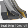 Self Adhesive Sponge Seal Strip Rubber Black Foam Strong Single-sided Adhesive Soundproof Anti-collision Seal Gasket