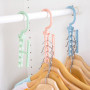 5 Holes Rotary Hanger With Handle Closet Sorting Drying Hanger  Useful Space Saver Wonder Clothes Organizer Bags Belts Ties Hook