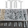 Plastic Knot  With/No CapExpand Nail Expansion Pipe M4 M5 M6 M7 M8 M10 M12 Rubber  Plug PE Column Draw-Wall Screw Anchors Kits