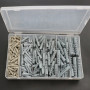 Plastic Knot  With/No CapExpand Nail Expansion Pipe M4 M5 M6 M7 M8 M10 M12 Rubber  Plug PE Column Draw-Wall Screw Anchors Kits