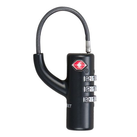 High Security TSA Customs Lock Overseas Customs Clearance Trolley Luggage Suitcase Backpack Password Padlock with Steel Cable