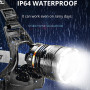 XHP50 LED Sensor Headlamp Waterproof Head Light Rechargeable Fishing Searching Camping Head Flashlight Zoom Lantern