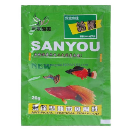 P82D Small Fish Food Tropical Goldfish Nutrition Healthy Delicious Feeding Supplies