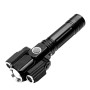 New Power Torch Bright Waterproof Hand-Held Outdoor Lighting Hand Lamp with 3 Lamp Caps Bicycle Light