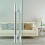 Stainless Steel Glass Door Large Handles Solid Pull Push Moving Doors Hardware 30-100cm Long Knob Office Home Bathroom Fittings