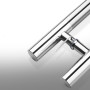 Stainless Steel Glass Door Large Handles Solid Pull Push Moving Doors Hardware 30-100cm Long Knob Office Home Bathroom Fittings