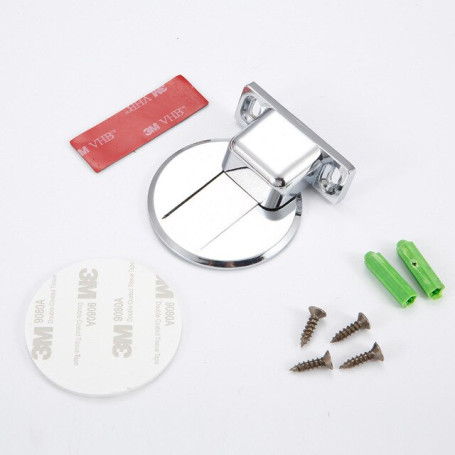 KK&FING Stainless Steel Anti-collision Door Touch Invisible Suction-free Punch Strong Magnetic Touch Buckle Door Stop