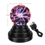8 Inch sound control Magic Plasma Ball Lamp Touch Glass LED Night Light Atmosphere Lights Christmas Party Bedroom Decor Kids Toy