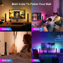 WiFi Smart LED Light Bar RGB Atmosphere Light Music Synchronization 12 Modes TV Wall Computer Game Room Decoration Night Light