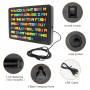 LED Pixel Letter Light Box Creative DIY Luminous Nail Mother 6 Colors USB Battery Wedding Christmas Day Party Message Board
