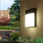 Outdoor LED Garden Lamp Decoration PIR Motion Sensor Waterproof Wall Light Aluminum Lamp Body AC85--265V