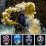 Bluetooth APP Control Smart Masks Led Display Light Up Mask Programmable Face Cosmask Halloween Mask Cosplay Costume Supplies